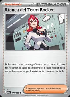 Atenea del Team Rocket card in Spanish
