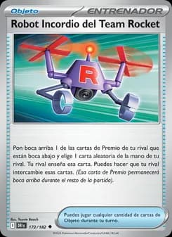 Robot Incordio del Team Rocket card in Spanish