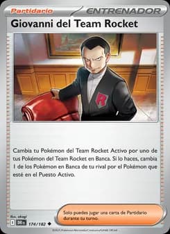 Giovanni del Team Rocket card in Spanish