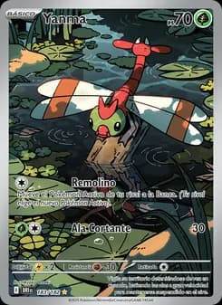Yanma card in Spanish