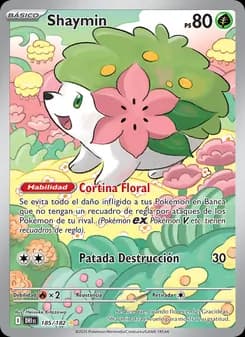 Shaymin card in Spanish