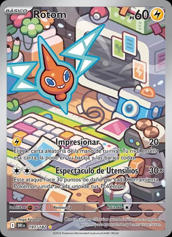 Rotom card in Spanish
