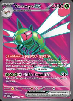 Yanmega ex card in Spanish