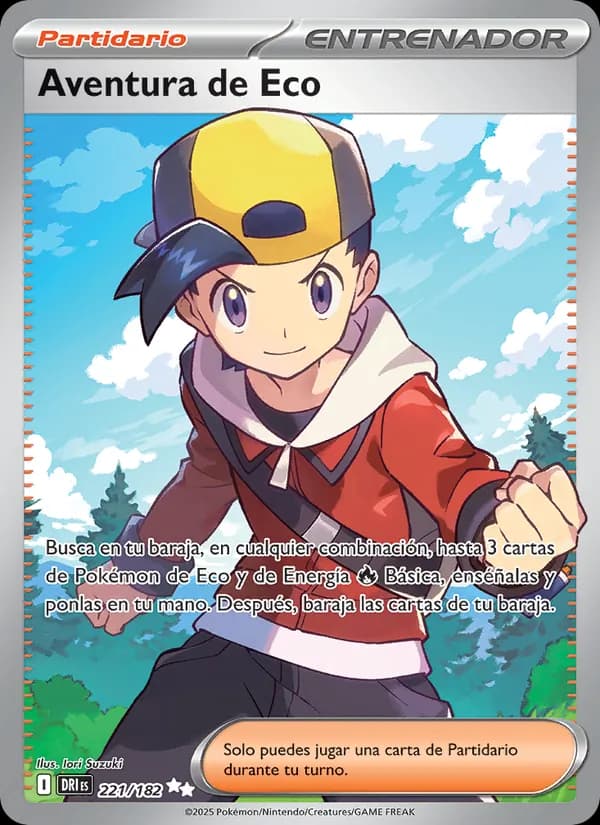 Aventura de Eco card in Spanish