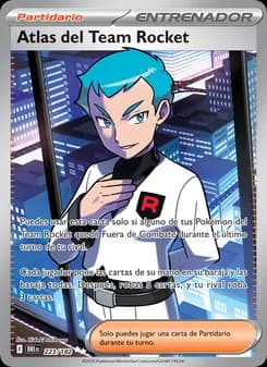 Atlas del Team Rocket card in Spanish