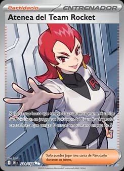 Atenea del Team Rocket card in Spanish
