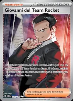 Giovanni del Team Rocket card in Spanish
