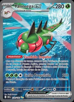 Yanmega ex card in Spanish