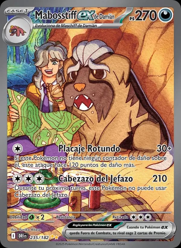 Mabosstiff ex de Damián card in Spanish