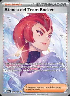 Atenea del Team Rocket card in Spanish