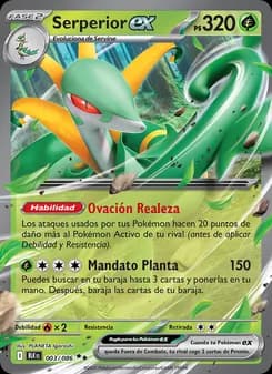 Serperior ex card in Spanish