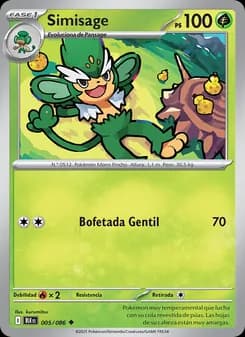 Simisage card in Spanish