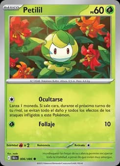 Petilil card in Spanish