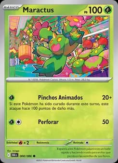 Maractus card in Spanish