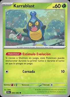 Karrablast card in Spanish