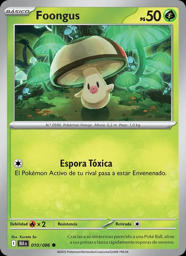 Foongus card in Spanish