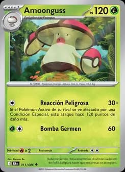 Amoonguss card in Spanish