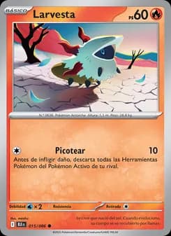 Larvesta card in Spanish