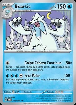 Beartic card in Spanish