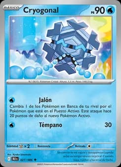 Cryogonal card in Spanish