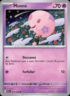 Munna card in Spanish