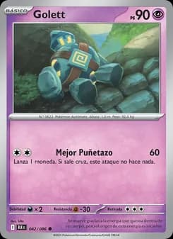 Golett card in Spanish