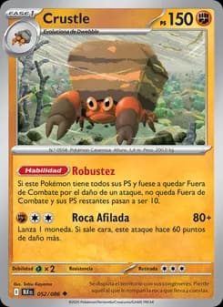 Crustle card in Spanish
