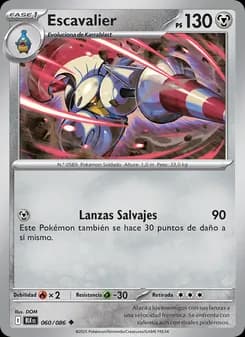 Escavalier card in Spanish