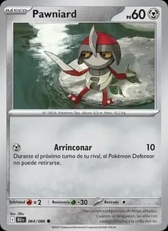 Pawniard card in Spanish