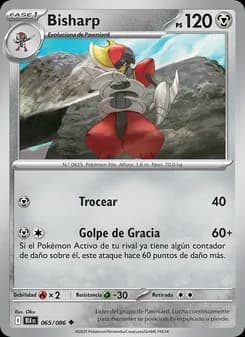 Bisharp card in Spanish