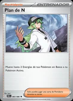 Plan de N card in Spanish