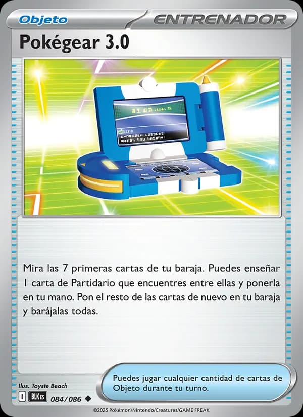 Pokégear 3.0 card in Spanish