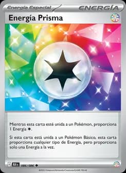 Energía Prisma card in Spanish