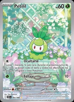 Petilil card in Spanish