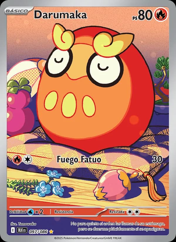 Darumaka card in Spanish