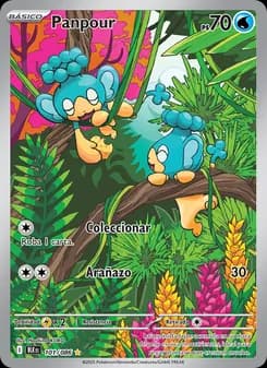 Panpour card in Spanish