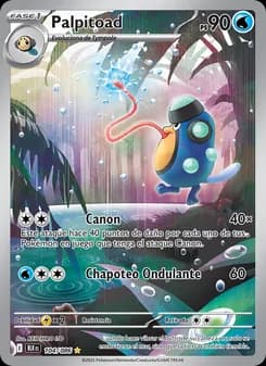 Palpitoad card in Spanish