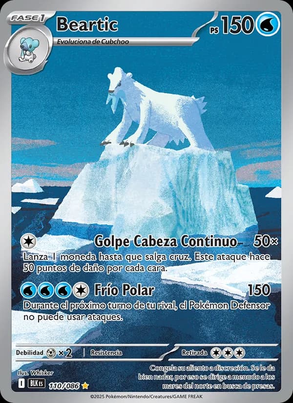 Beartic card in Spanish