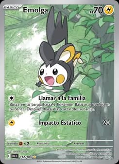 Emolga card in Spanish