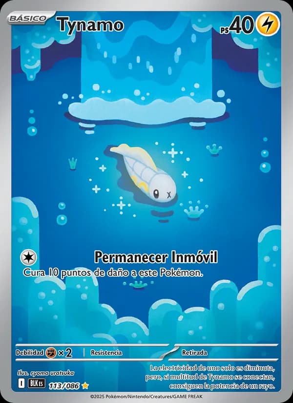Tynamo card in Spanish