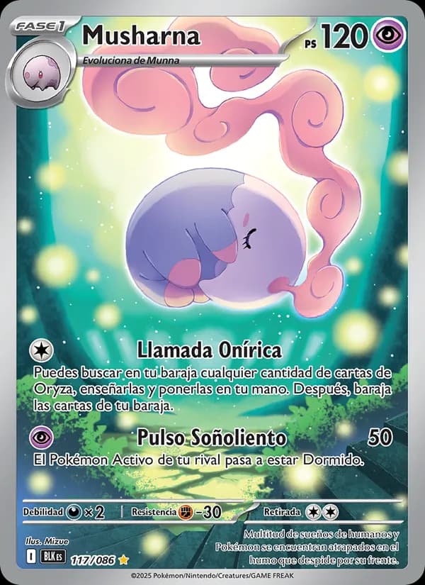 Musharna card in Spanish