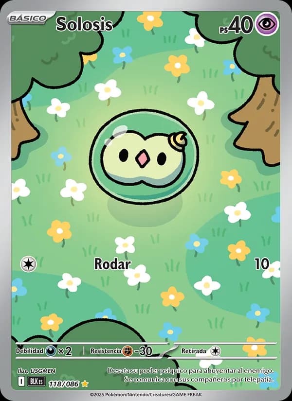 Solosis card in Spanish