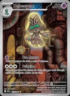 Beheeyem card in Spanish