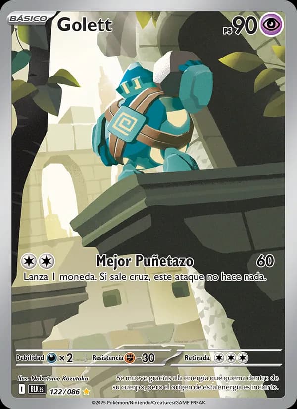 Golett card in Spanish