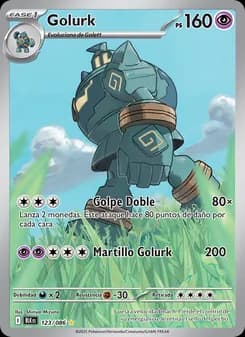 Golurk card in Spanish