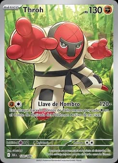 Throh card in Spanish
