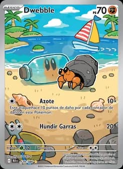 Dwebble card in Spanish