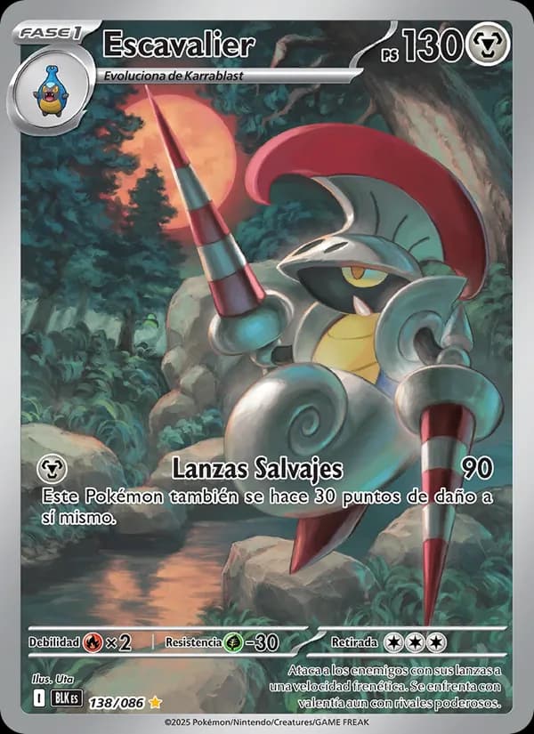 Escavalier card in Spanish