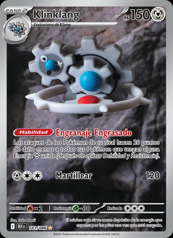 Klinklang card in Spanish