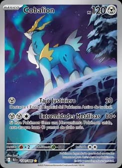 Cobalion card in Spanish